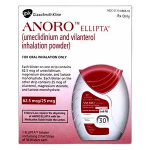 Anoro Ellipta Inhalers 62.5
